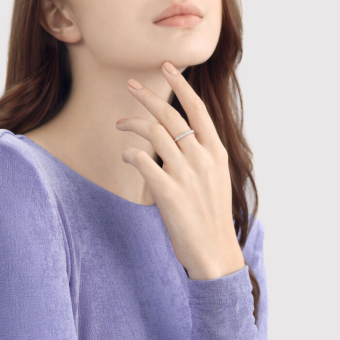 18K White Gold Ring | Chow Sang Sang Jewellery | 93760R - 3