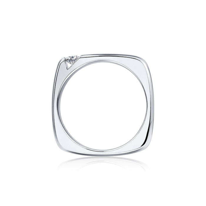 18K White Gold Ring | Chow Sang Sang Jewellery | 93932R - 5
