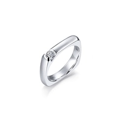 'As One' 18K White Gold Diamond Ring