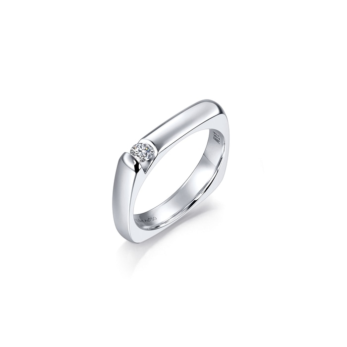 18K White Gold Ring | Chow Sang Sang Jewellery | 93932R - 1