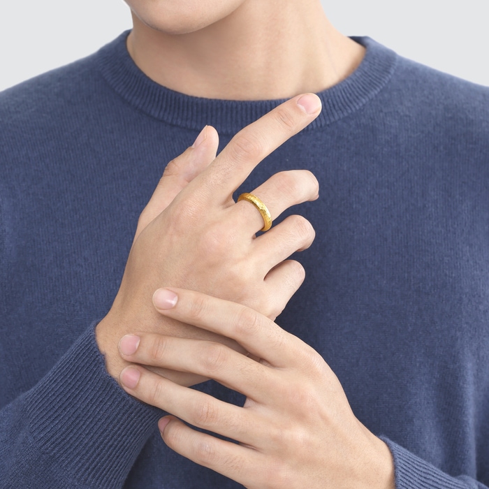 Solid Gold Ring | Chow Sang Sang Jewellery | Cultural Blessings | 94177R - 3