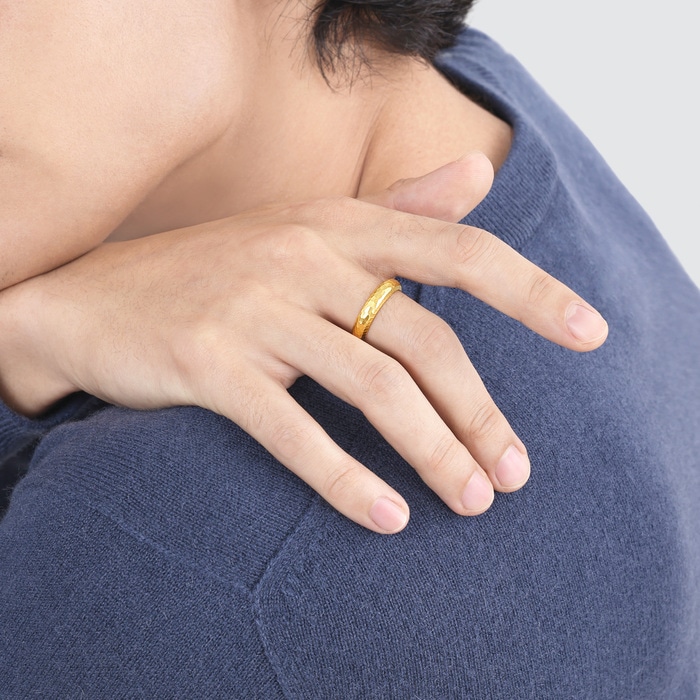 Solid Gold Ring | Chow Sang Sang Jewellery | Cultural Blessings | 94177R - 2