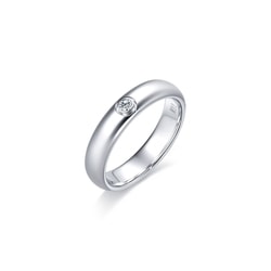 「如一」18K白色黃金鑽石戒指