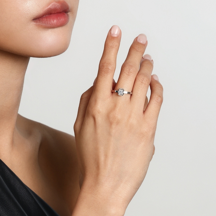 18K White Gold Ring | Chow Sang Sang Jewellery | 94532R - 3