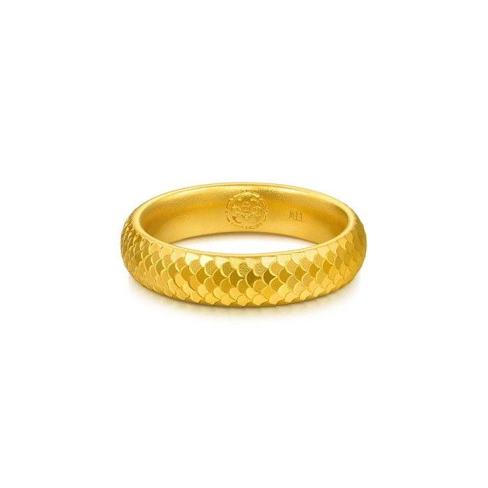 Solid Gold Ring | Chow Sang Sang Jewellery | Cultural Blessings | 94538R - 4