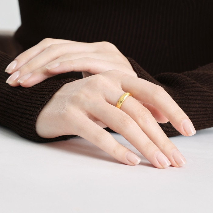 Solid Gold Ring | Chow Sang Sang Jewellery | Cultural Blessings | 94539R - 2