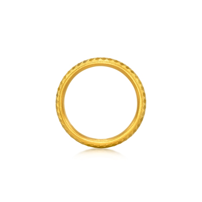 Solid Gold Ring | Chow Sang Sang Jewellery | Cultural Blessings | 94539R - 5