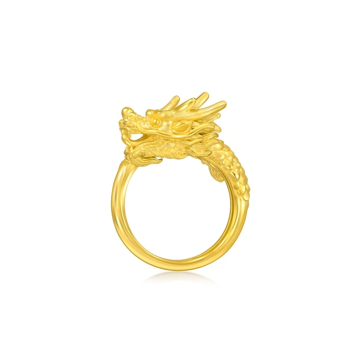 Solid Gold Ring | Chow Sang Sang Jewellery | Chinese Wedding Collection | 94542R - 5