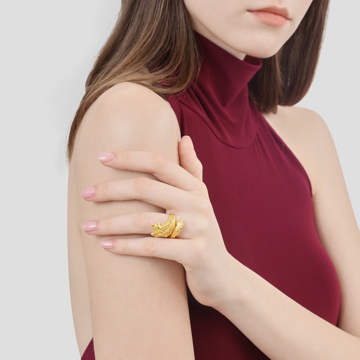 999.9黃金 戒指 | 周生生珠寶 | 生生有囍 | 94543R - 3