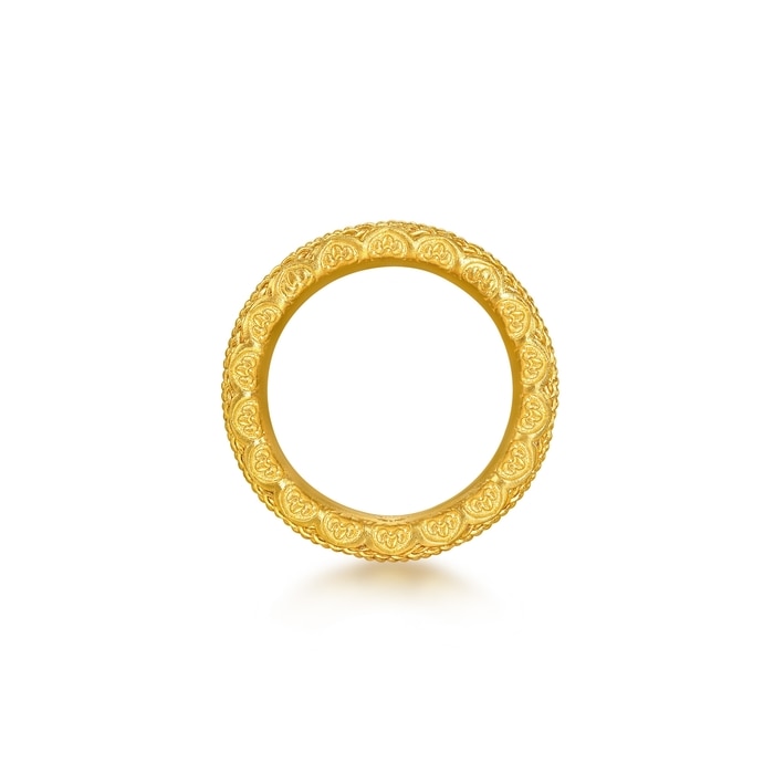 Solid Gold Ring | Chow Sang Sang Jewellery | Cultural Blessings | 94562R - 5