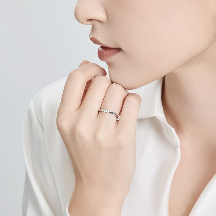 950 Platinum Ring | Chow Sang Sang Jewellery | 94708R - 2