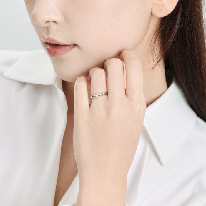 950 Platinum Ring | Chow Sang Sang Jewellery | 94710R - 2