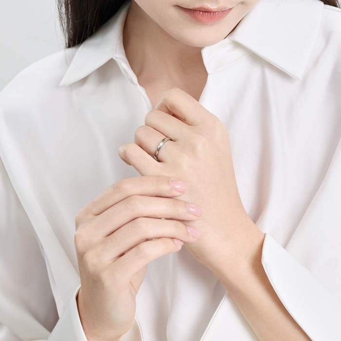 950 Platinum Ring | Chow Sang Sang Jewellery | 94710R - 3