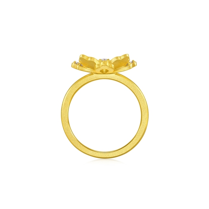 Solid Gold Ring | Chow Sang Sang Jewellery | Cultural Blessings | 94737R - 5