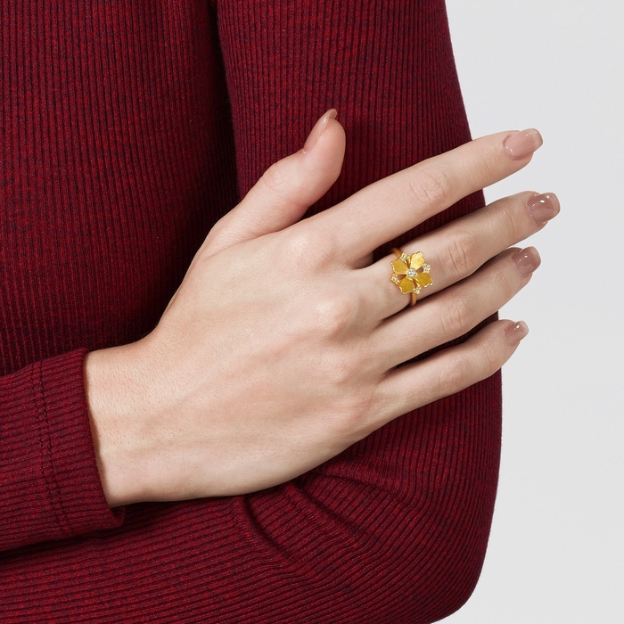 Solid Gold Ring | Chow Sang Sang Jewellery | Cultural Blessings | 94737R - 2