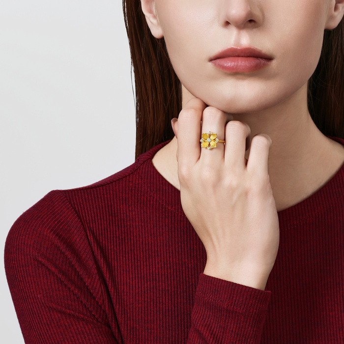 Solid Gold Ring | Chow Sang Sang Jewellery | Cultural Blessings | 94737R - 3