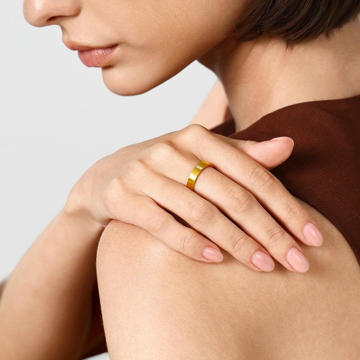 Solid Gold Ring | Chow Sang Sang Jewellery | Essence | 94831R - 2