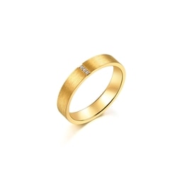 999 Gold Diamond Ring