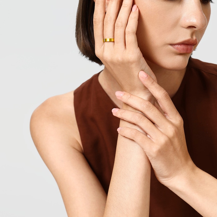 Solid Gold Ring | Chow Sang Sang Jewellery | Essence | 94831R - 3