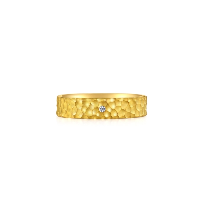 Solid Gold Ring | Chow Sang Sang Jewellery | Essence | 94850R - 4
