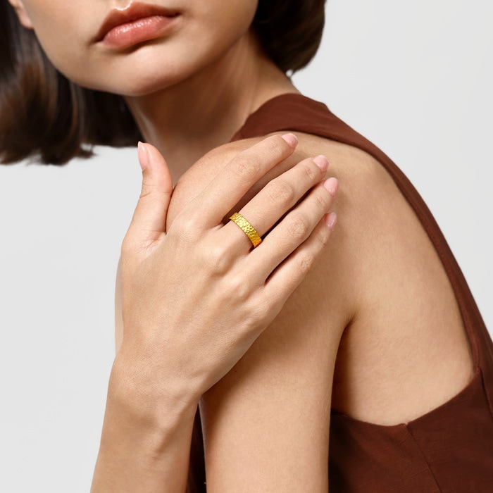 gin - 999 Gold Diamond Ring | 94850R(~0.216 tael) | Chow