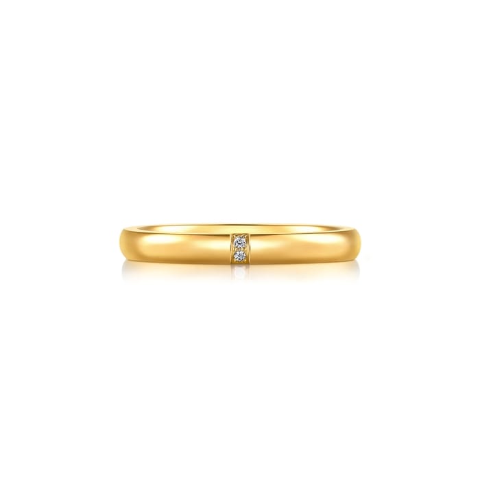 Solid Gold Ring | Chow Sang Sang Jewellery | Essence | 94885R - 4