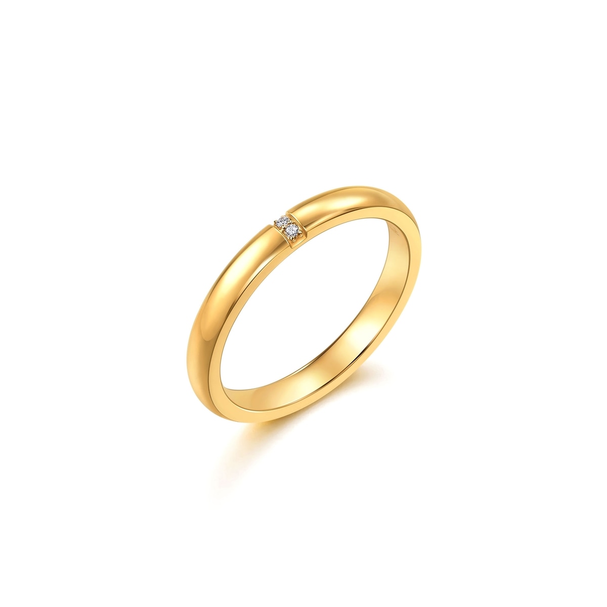 gin - 999 Gold Diamond Ring | 94885R(~0.104 tael) | Chow