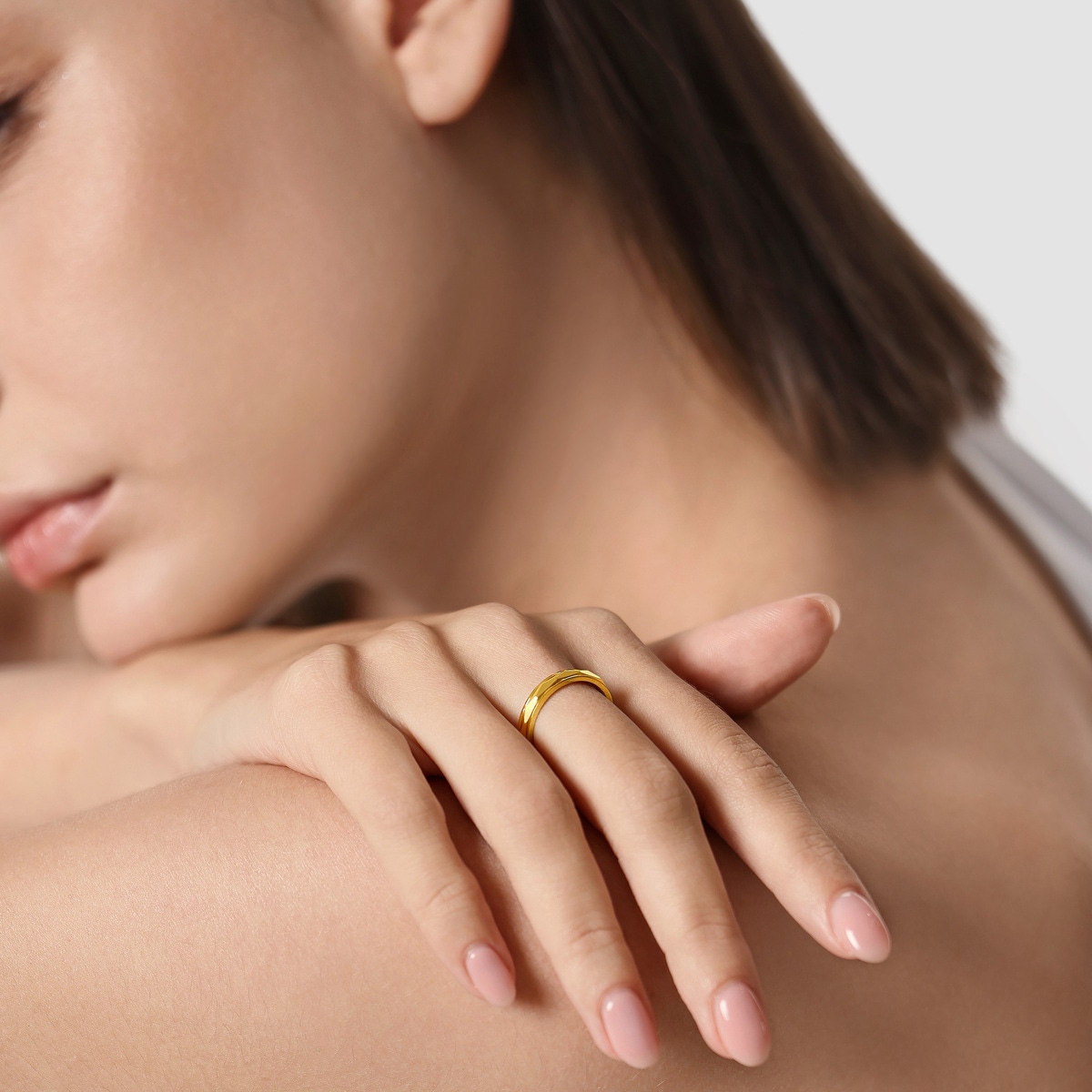 MINTYGREEN - 'Glow' 999 Gold Ring | 94911R(~0.142 tael