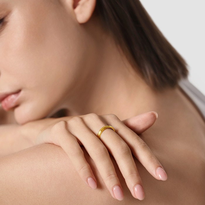 MINTYGREEN - 'Glow' 999 Gold Ring | 94911R(~0.133 tael
