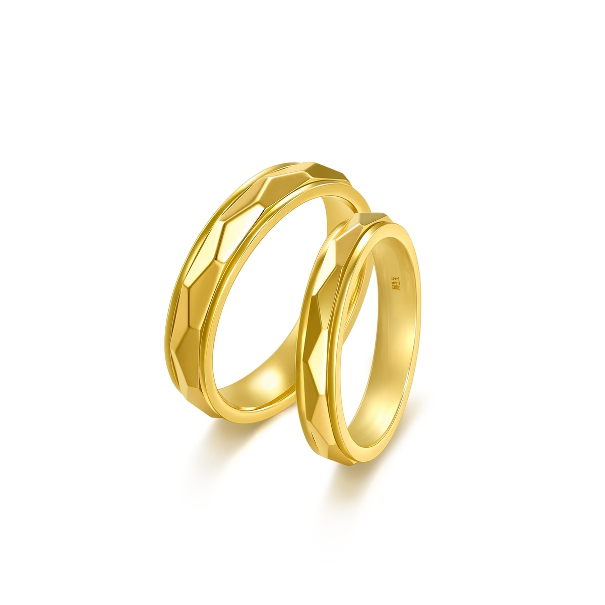 チーク Rajas Ion Gold 99.99% MINTYGREEN - 'Glow' 999 Gold Ring | 94977R(~0.193 tael