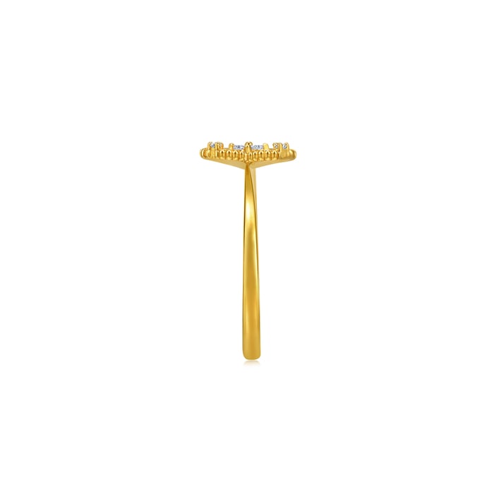 Solid Gold Ring | Chow Sang Sang Jewellery | Gold Rhyme | 95101R - 6