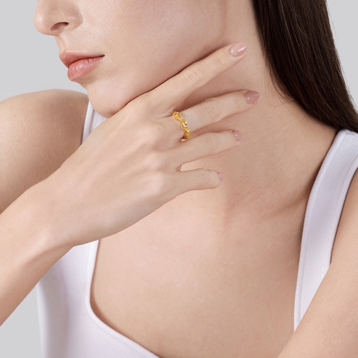 Solid Gold Ring | Chow Sang Sang Jewellery | 95139R - 3