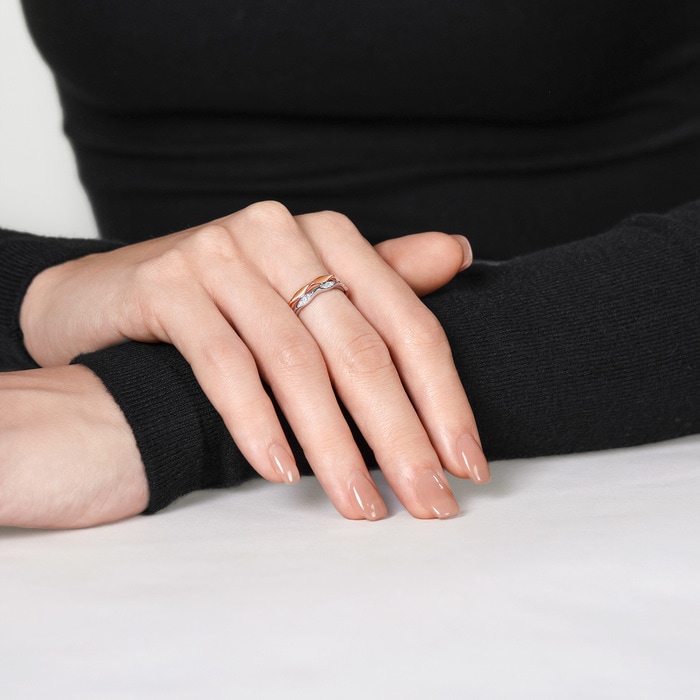 18K白色黄金及玫瑰金 戒指 | 周生生珠寶 | YuYu | 95196R - 2