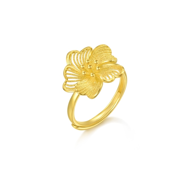 Solid Gold Ring | Chow Sang Sang Jewellery | Chinese Wedding Collection | 95305R - 1