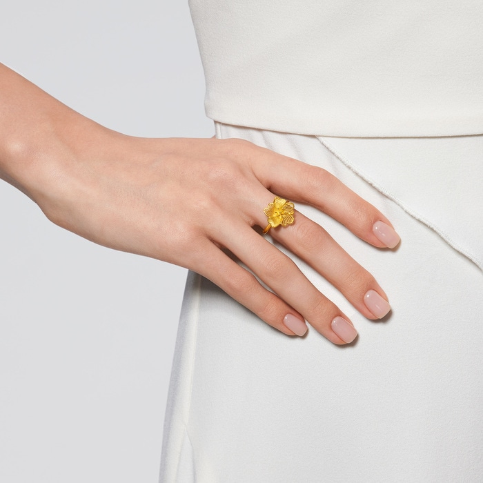 Solid Gold Ring | Chow Sang Sang Jewellery | Chinese Wedding Collection | 95305R - 2