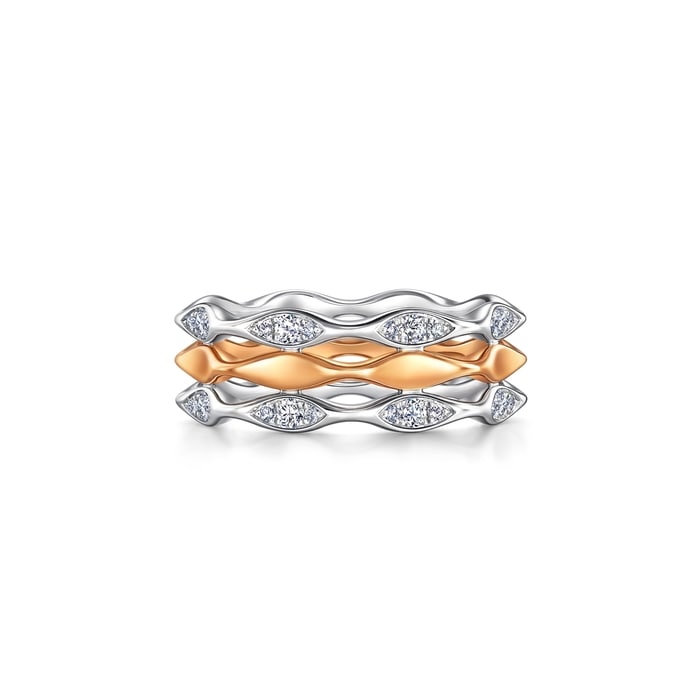 18K White & Rose Gold Ring | Chow Sang Sang Jewellery | YuYu | 95326R - 4