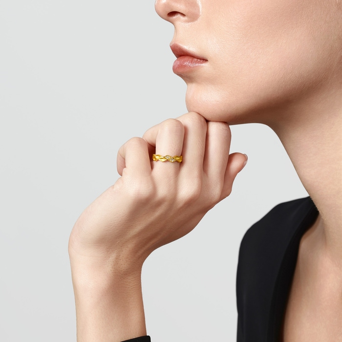 Solid Gold Ring | Chow Sang Sang Jewellery | YuYu | 95466R - 2