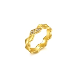 999 Gold Diamond Ring