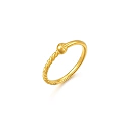 「追風」足金戒指