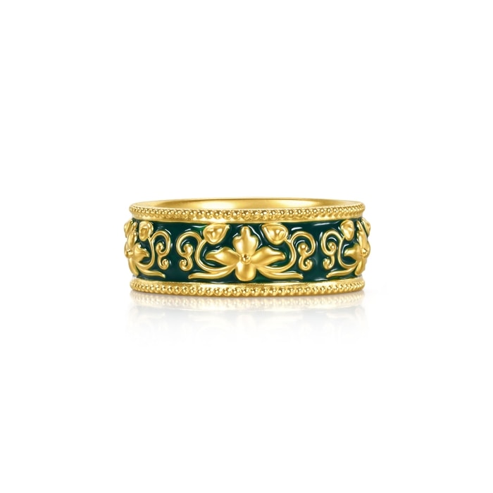 Solid Gold Ring | Chow Sang Sang Jewellery | Cultural Blessings | 95631R - 4