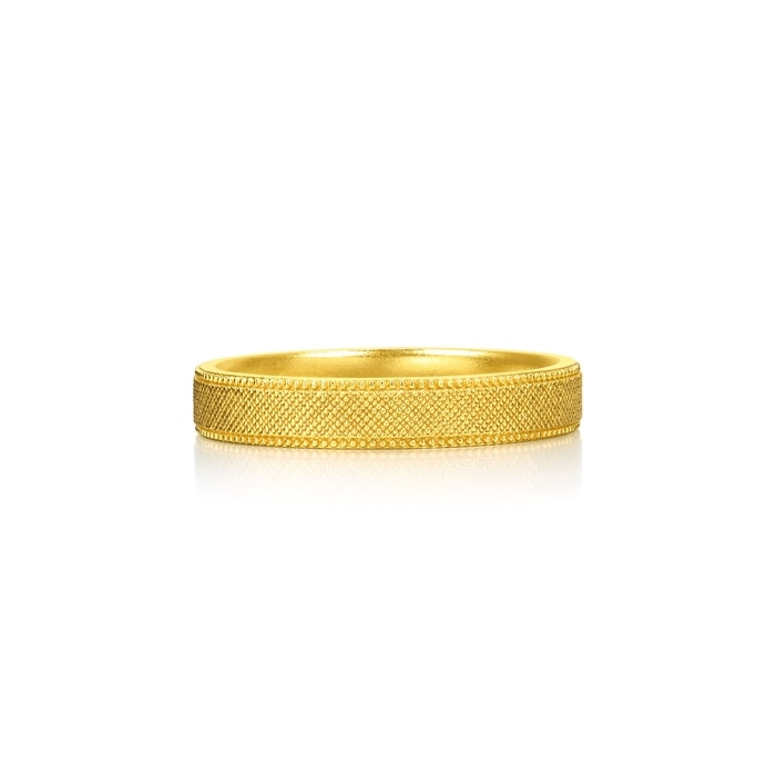 gin - 999 Gold Diamond Ring | 94831R(~0.198 tael) | Chow
