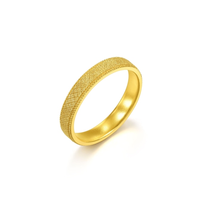gin - 999 Gold Diamond Ring | 94831R(~0.198 tael) | Chow