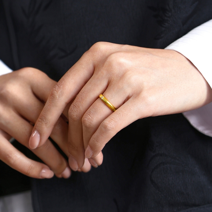 Solid Gold Ring | Chow Sang Sang Jewellery | Cultural Blessings | 95849R - 2