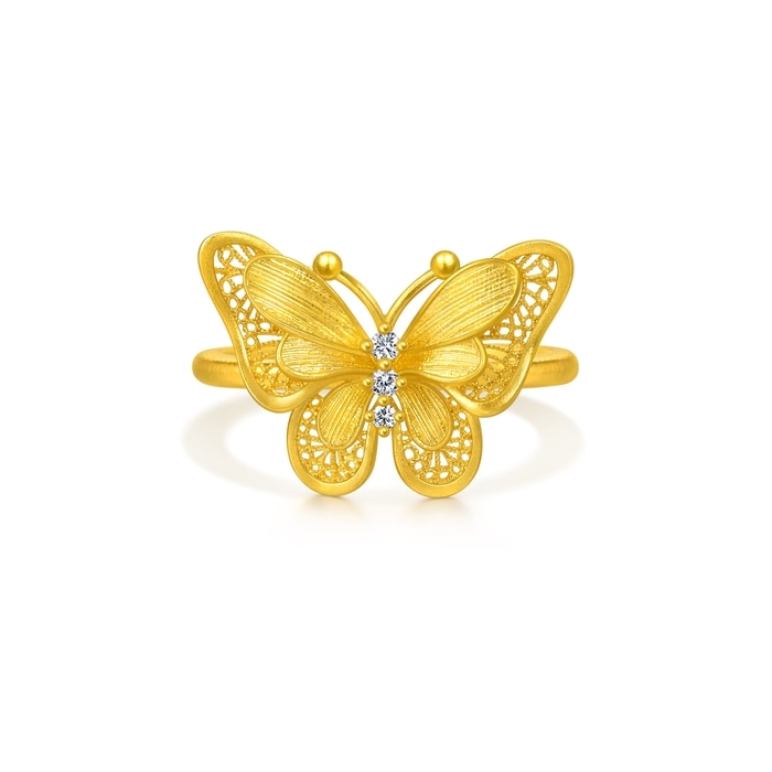 Solid Gold Ring | Chow Sang Sang Jewellery | Cultural Blessings | 95851R - 4