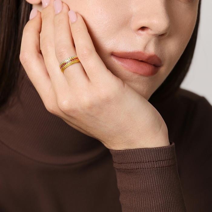 Solid Gold Ring | Chow Sang Sang Jewellery | Cultural Blessings | 95947R - 2