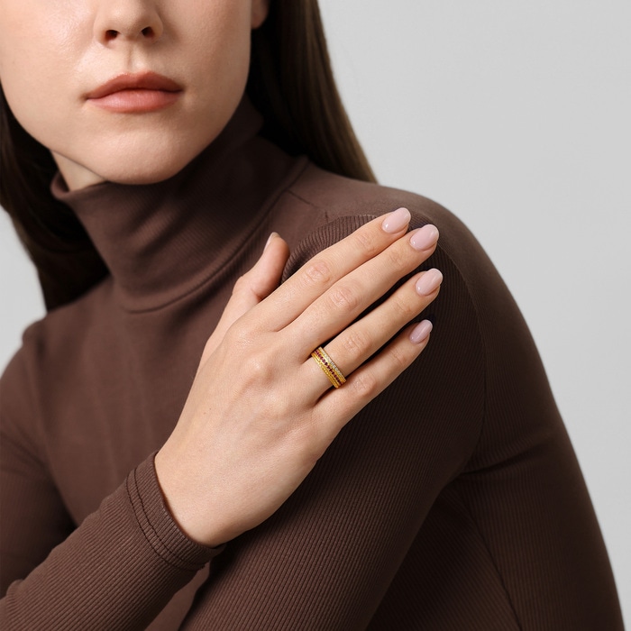 Solid Gold Ring | Chow Sang Sang Jewellery | Cultural Blessings | 95947R - 3