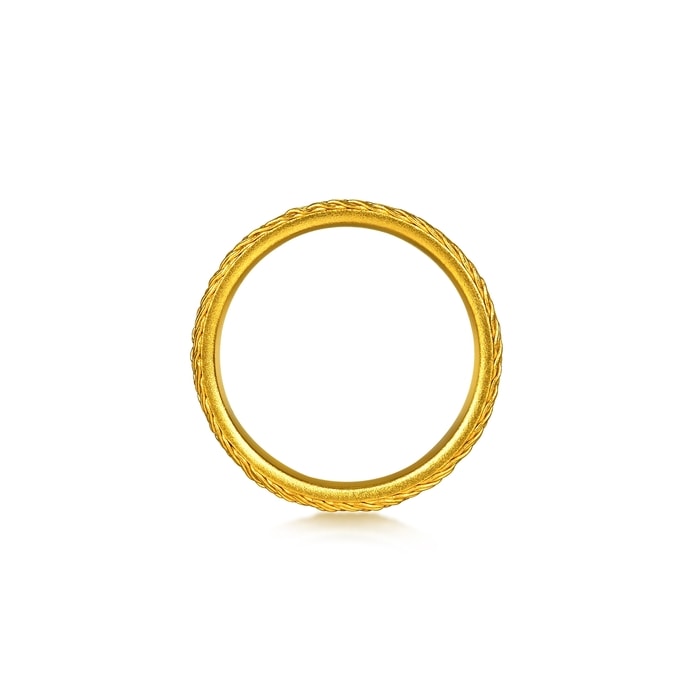 Solid Gold Ring | Chow Sang Sang Jewellery | Cultural Blessings | 95947R - 5