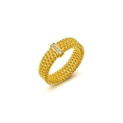 999 Gold Diamond Ring