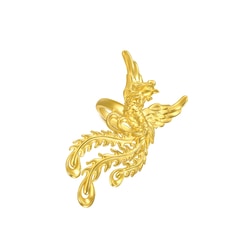 'Dragon & Phoenix' 999 Gold Phoenix Ring
