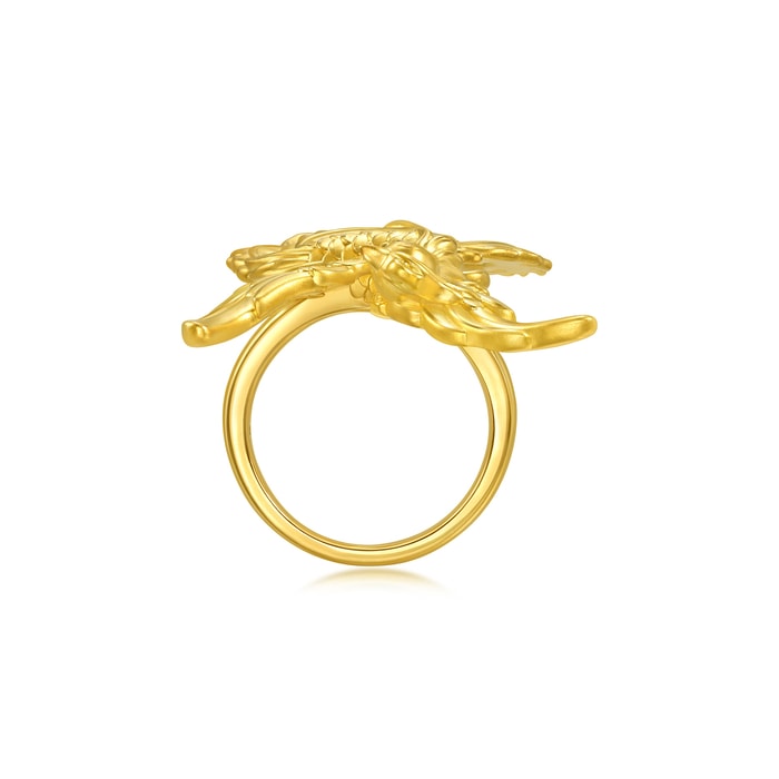 Solid Gold Ring | Chow Sang Sang Jewellery | Chinese Wedding Collection | 96031R - 5
